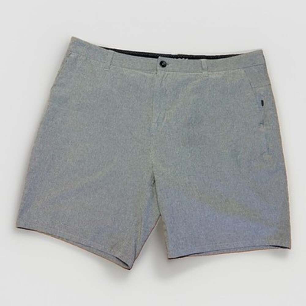 Vuori Aim Men's Shorts Gray Size 38 Technical Chino Golf Performance
